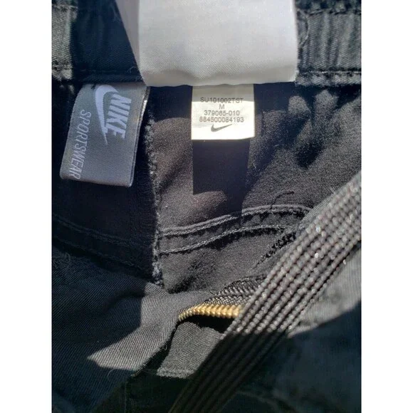 Nike Shorts Womens Small Black Sportswear Chino Bermuda Hiking Outdoors Cotton - Picture 10 of 15